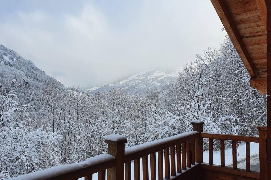Chalet Entier 110M2 Avec Vue Et Sauna A 10 Min Des Pistes سانت فوا تارونتي المظهر الخارجي الصورة