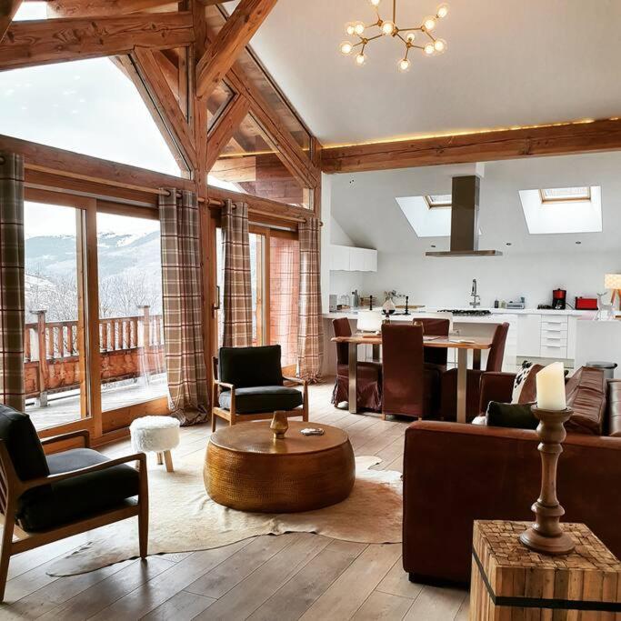 Chalet Entier 110M2 Avec Vue Et Sauna A 10 Min Des Pistes سانت فوا تارونتي المظهر الخارجي الصورة